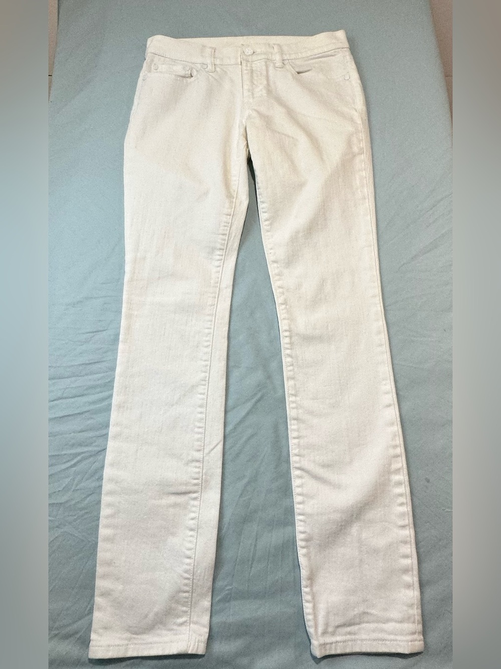 Tory Burch Super Skinny White Jeans Size 28